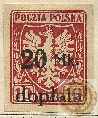 Poland-Regular Surcharged Stamps-1921-Scott-J37wm.jpg
