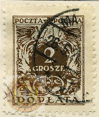 Poland-Regular Surcharged Stamps-1924-Scott-J69-wm.jpg