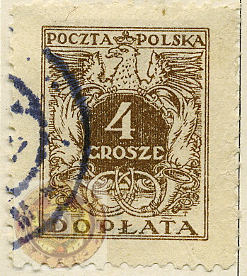Poland-Regular Surcharged Stamps-1924-Scott-J70-wm.jpg