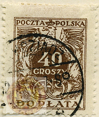 Poland-Regular Surcharged Stamps-1924-Scott-J77-wm.jpg