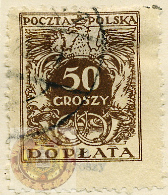 Poland-Regular Surcharged Stamps-1924-Scott-J78-wm.jpg