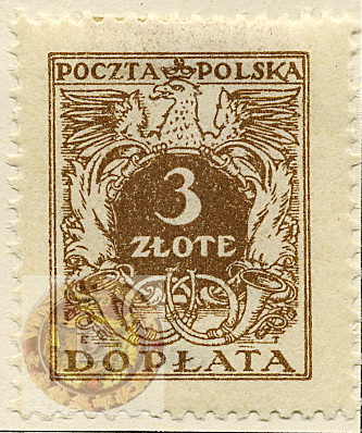 Poland-Regular Surcharged Stamps-1924-Scott-J81-wm.jpg