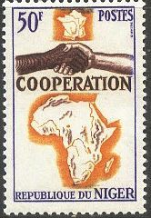 C1964法国非洲地图握手.jpg