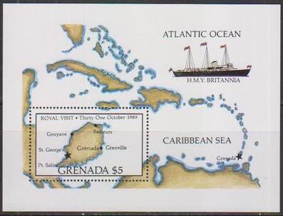 C1985地图 船邮票小型张.jpg