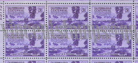 U S Sheet Stamp-7 #954  Centenary of California's Gold Rush-AWa-2ok.jpg