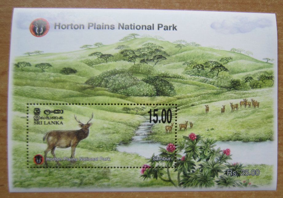 斯里兰卡世界自然遗产—霍尔顿平原国家公园黑鹿小型张.jpg