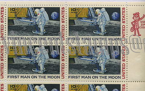 U S Sheet Stamp-18 #C76 First Man On The Moon-AWa-2ok.jpg