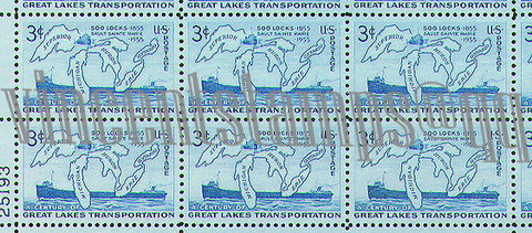 U S Sheet Stamp-21 #1069  Soo Locks Centenary Explorer-AWa-2ok.jpg