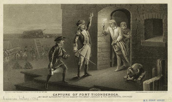 Ethan Allen capturing Fort Tinconderoga.jpg