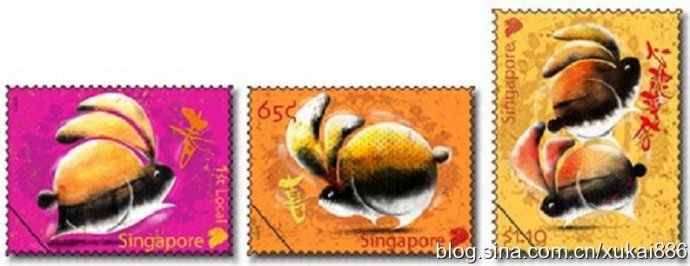 新加坡将发行的兔年生肖邮票.jpg